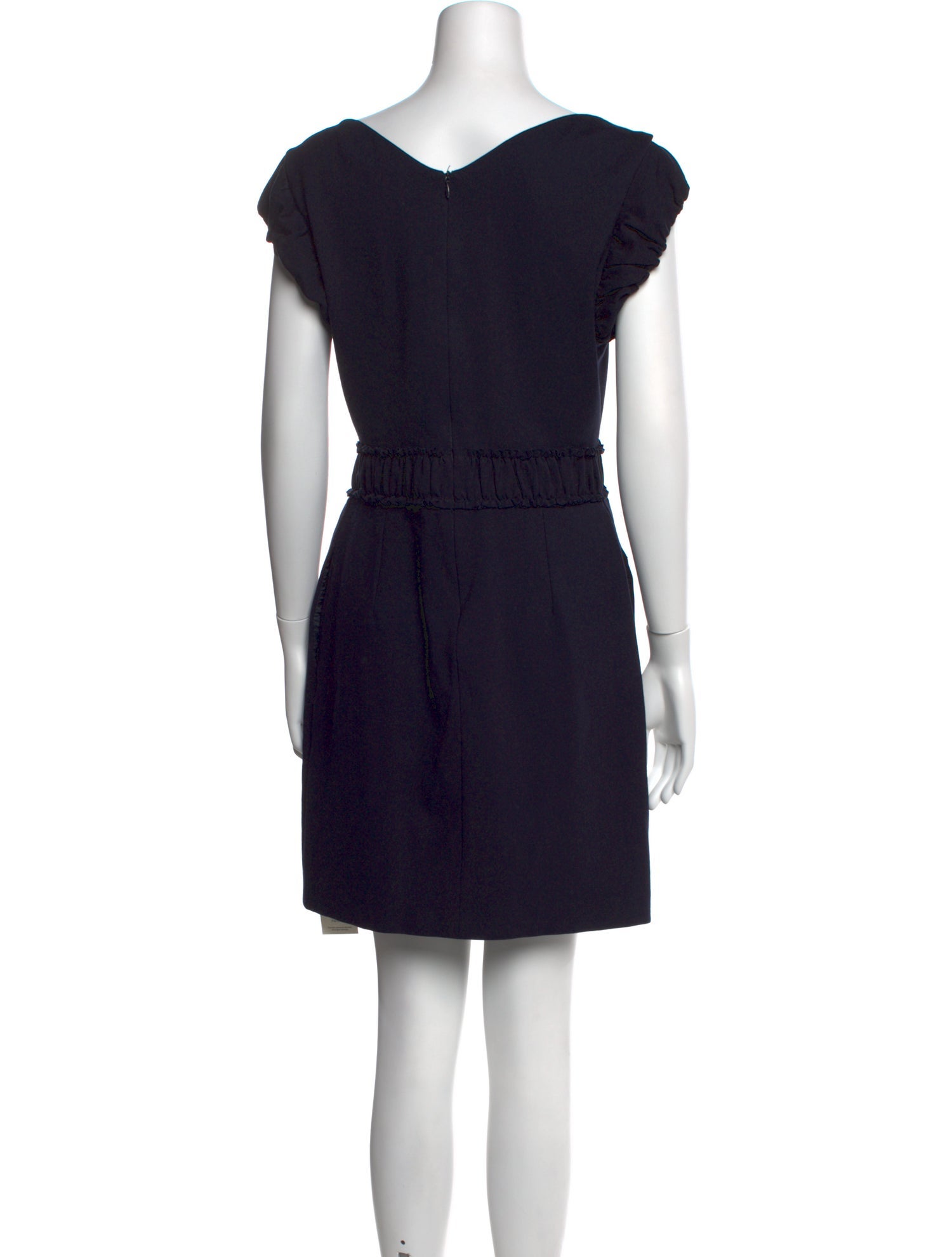 Maje V-Neck Mini Dress